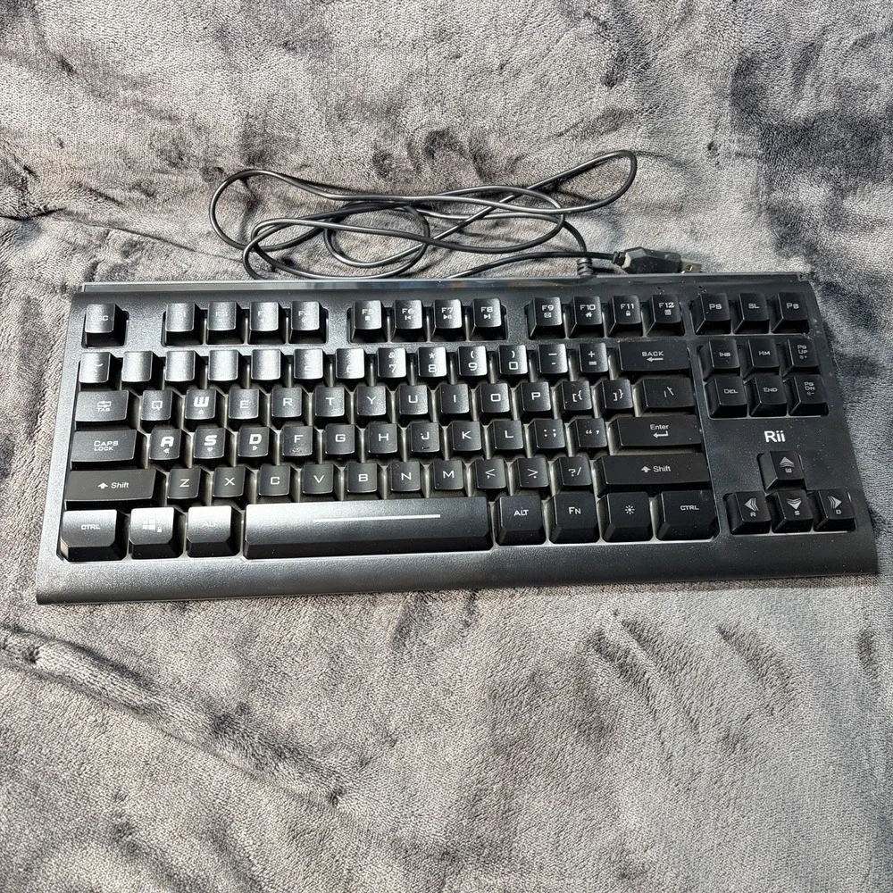 Rii Mixed Color Led Backlit Multimedia Gaming Keyboard (RK104)